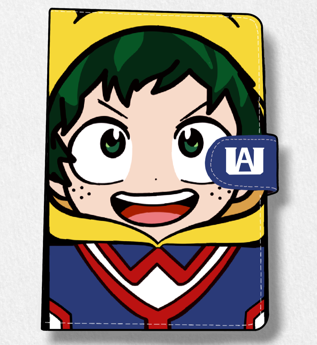 Deku (BNHA) Anime Faux Leather Magnetic Latch Journal