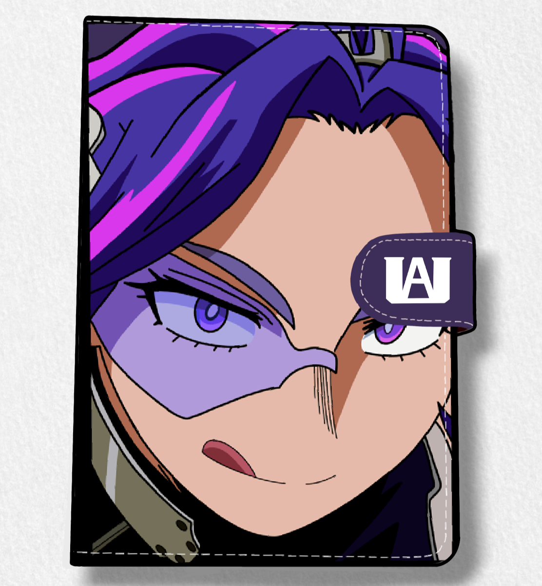 Nagant (BNHA) Anime Faux Leather Magnetic Latch Journal