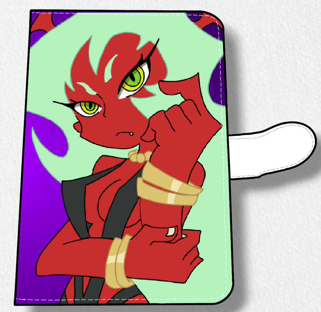 Scanty (P&S) Anime Faux Leather Magnetic Latch Journal