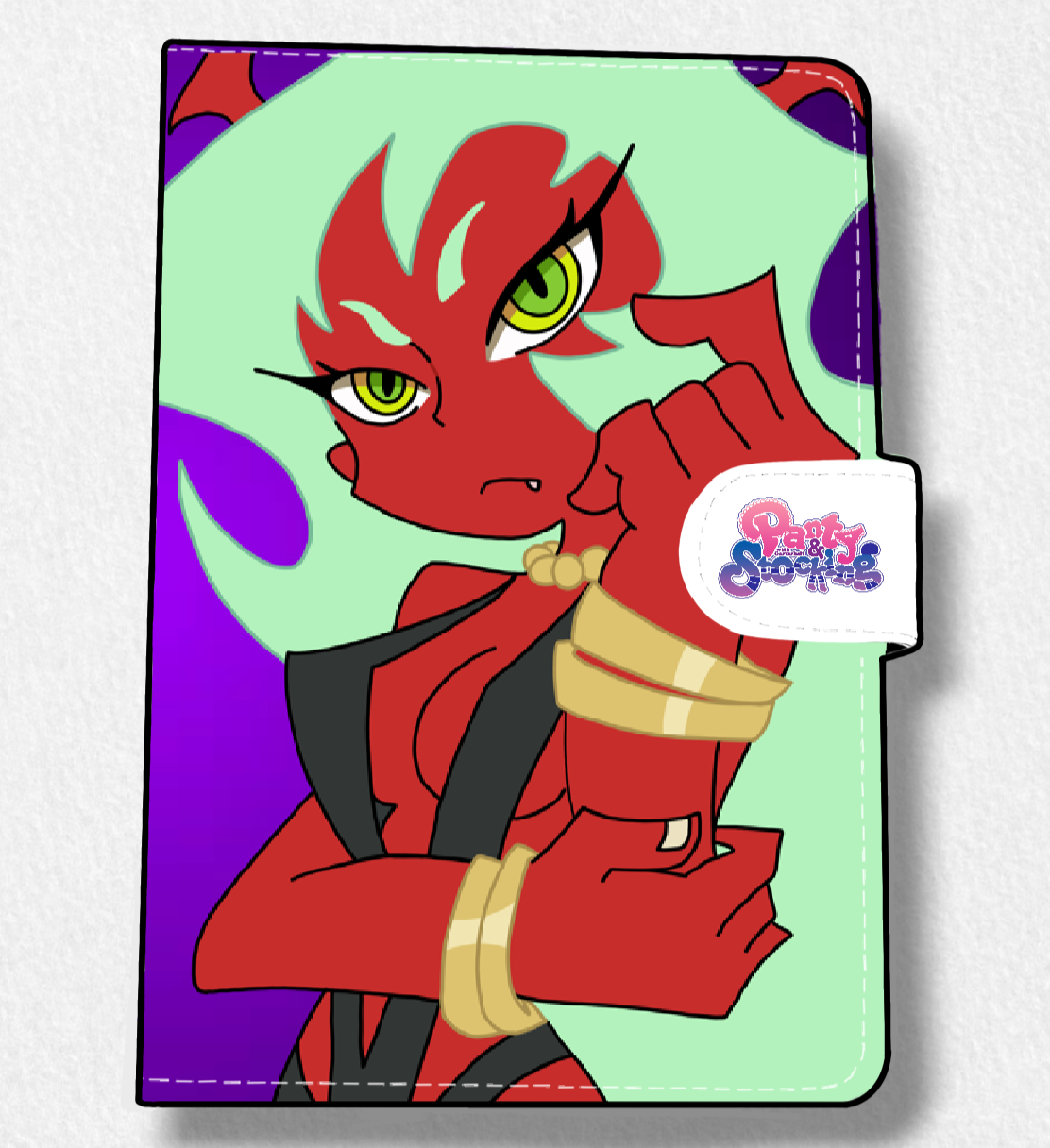 Scanty (P&S) Anime Faux Leather Magnetic Latch Journal