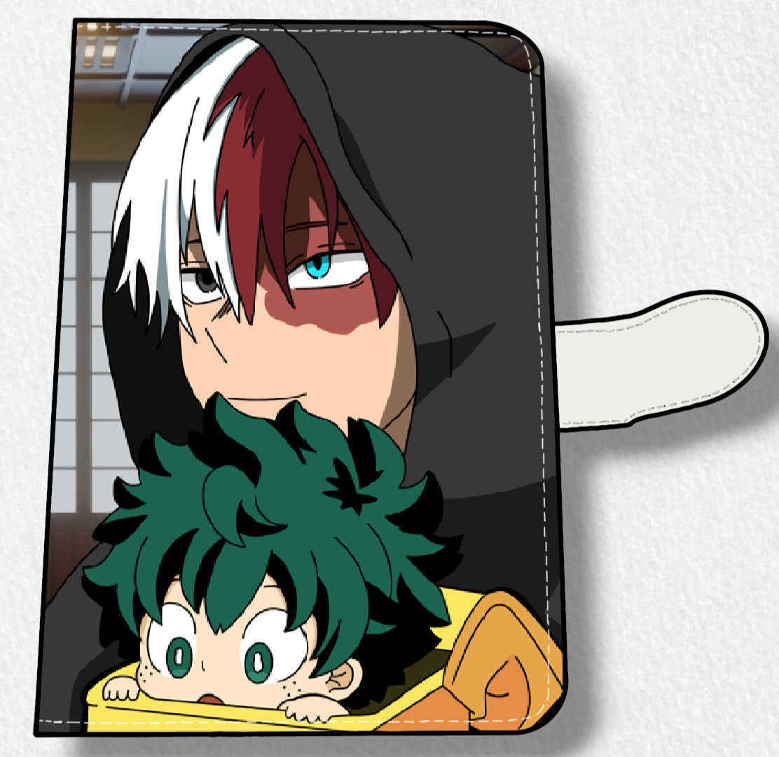 Shoto (BNHA) Anime Faux Leather Magnetic Latch Journal