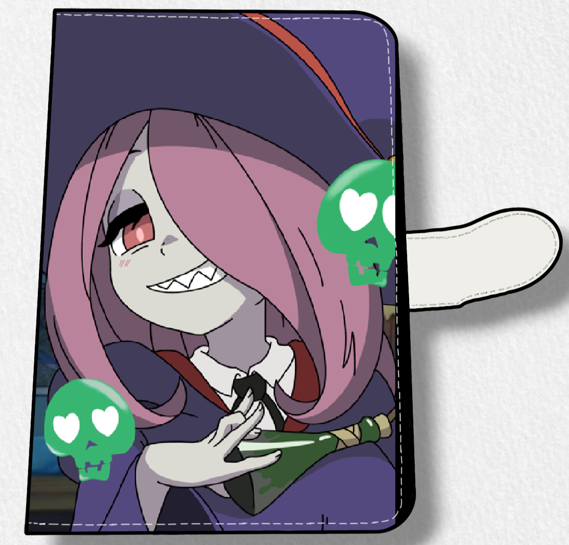 Sucy (LWA) Anime Faux Leather Magnetic Latch Journal