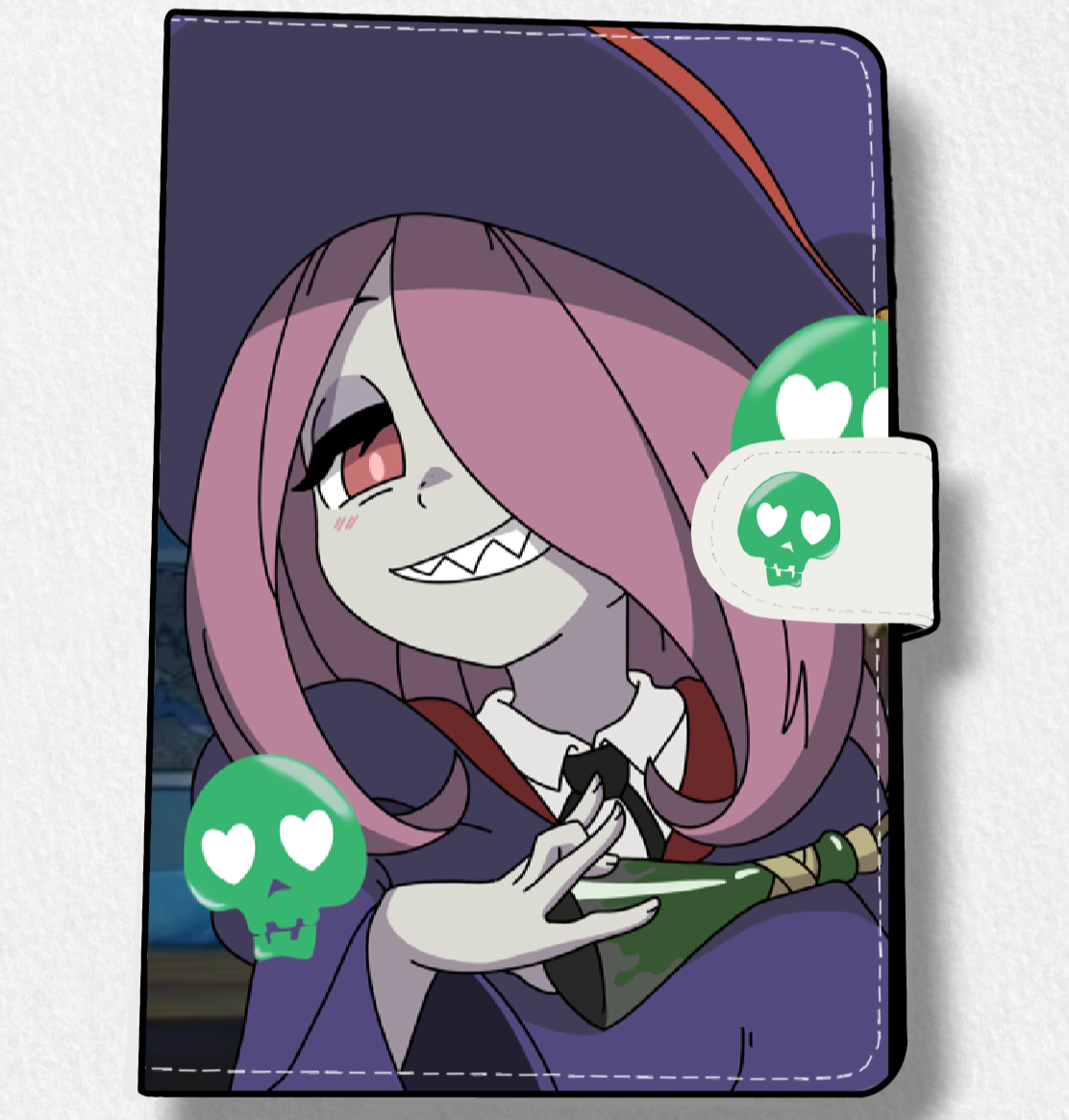 Sucy (LWA) Anime Faux Leather Magnetic Latch Journal