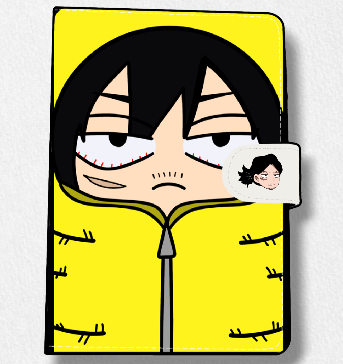 Aizawa (BNHA) Anime Faux Leather Magnetic Latch Journal