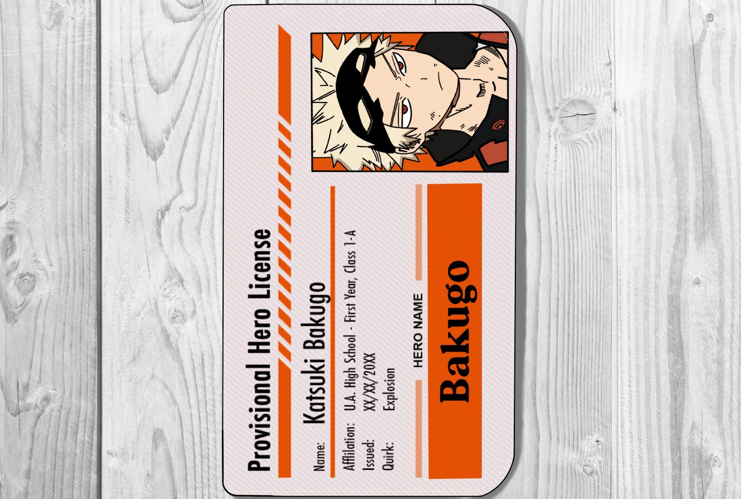 {Pre-Order} Bakugo (BNHA) Vertical Wallet