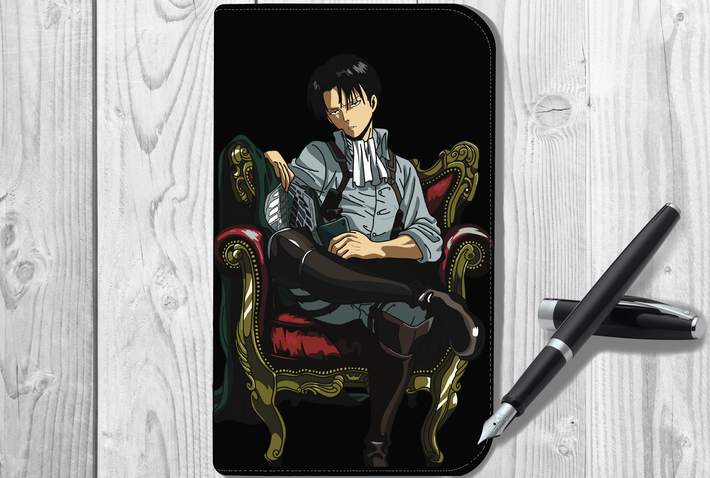 Levi (AOT) Faux Leather Journal