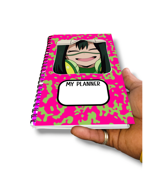 Tsuyu Anime Spiral Planner