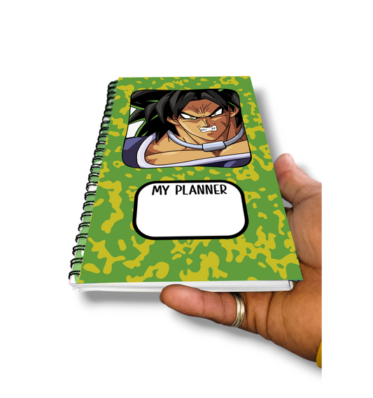 Broly (DBS) Anime Spiral Planner