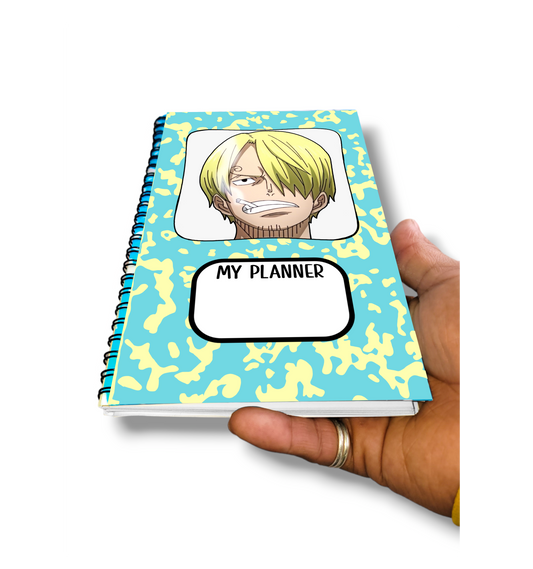 Sanji (OP Pirates) Anime Spiral Planner