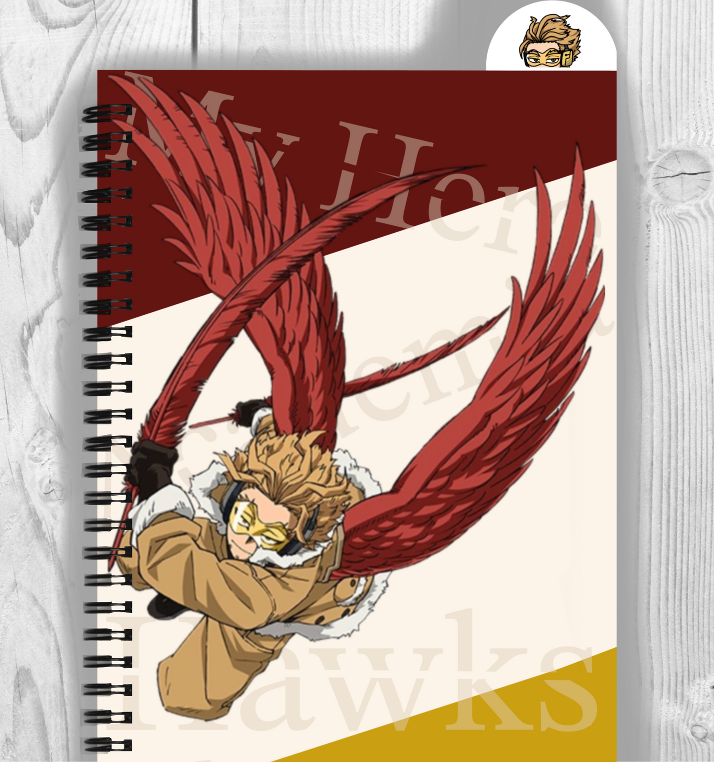 *Pre-order* Hawks (BNHA) Tab Journal Notebook