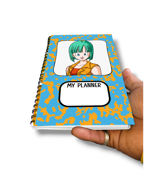 Bulma (DBZ) Anime Spiral Planner