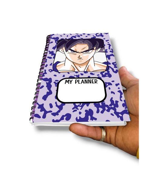 Ultra Instinct Goku (DBZ) Anime Spiral Planner