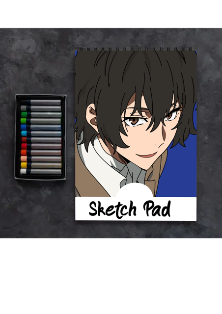 Osamu (BSD) Anime Sketch Pad