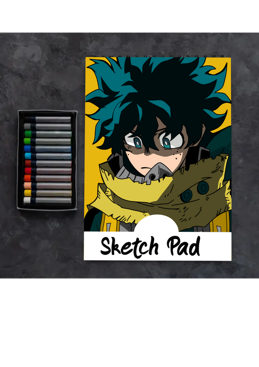 Deku (BNHA) Anime Sketch Pad