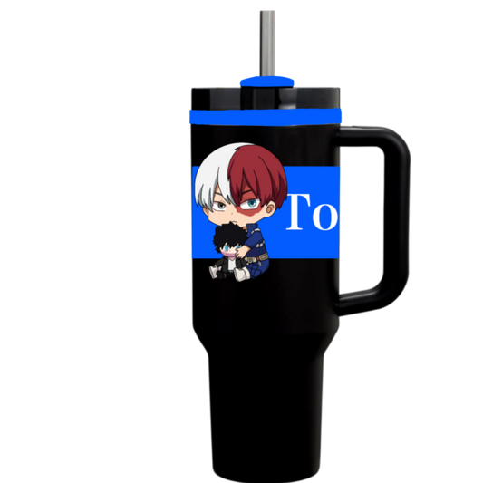 Todoroki (BNHA) Tumbler cup miniature Keychain