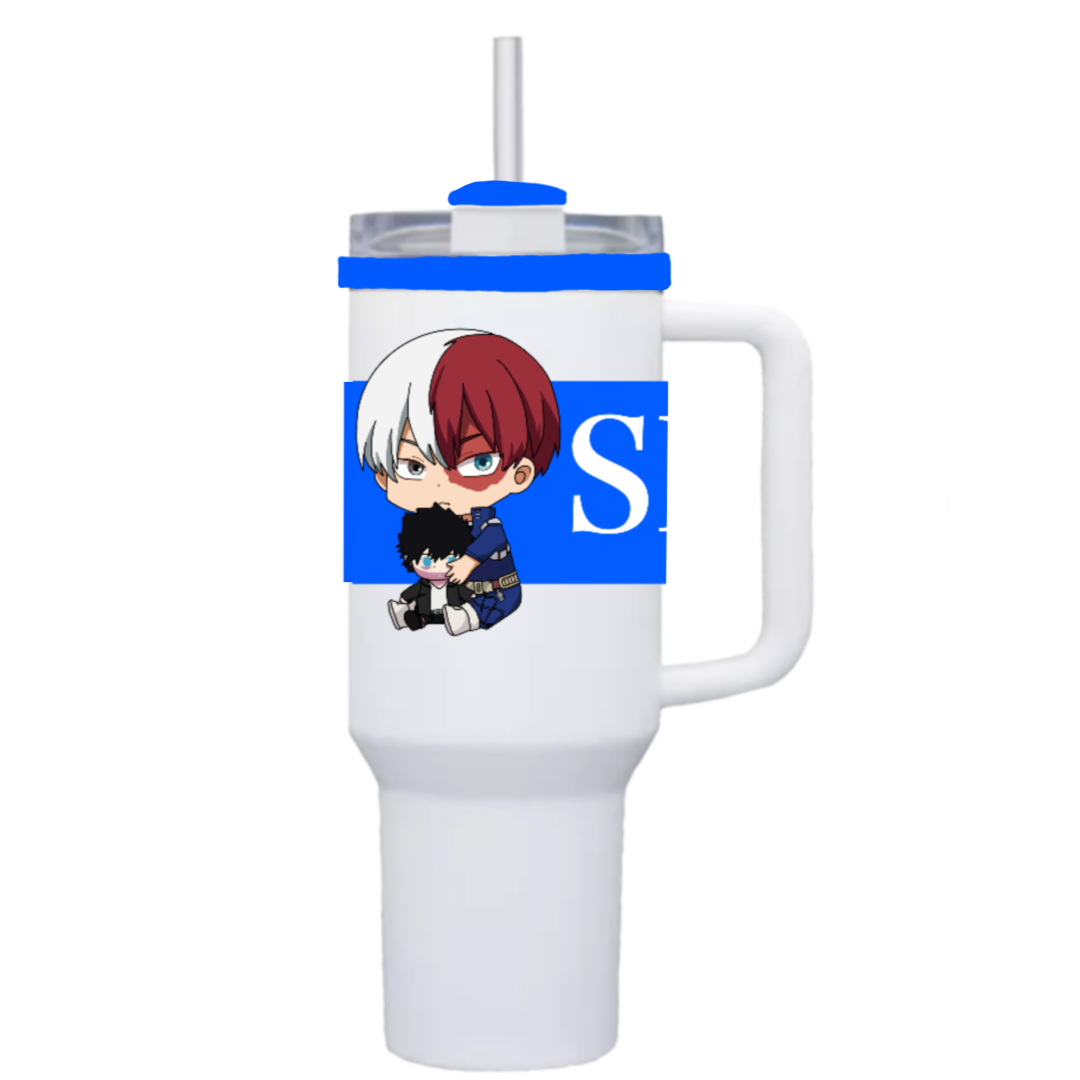 Todoroki (BNHA) Tumbler cup miniature Keychain