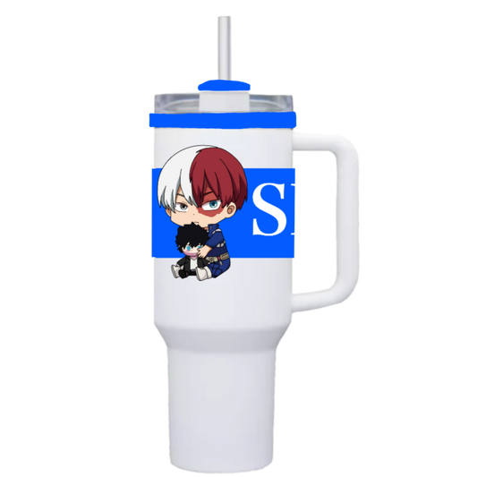 Todoroki (BNHA) Tumbler cup miniature Keychain