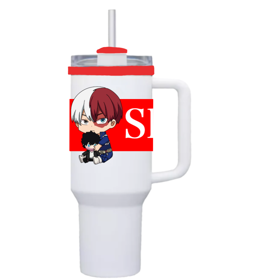 Todoroki (BNHA) Tumbler cup miniature Keychain