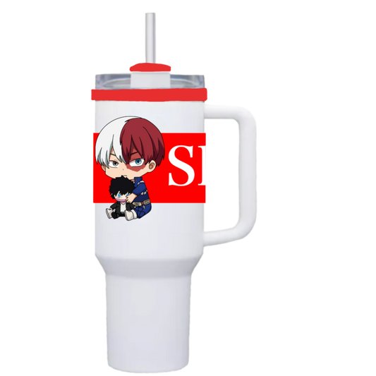 Todoroki (BNHA) Tumbler cup miniature Keychain