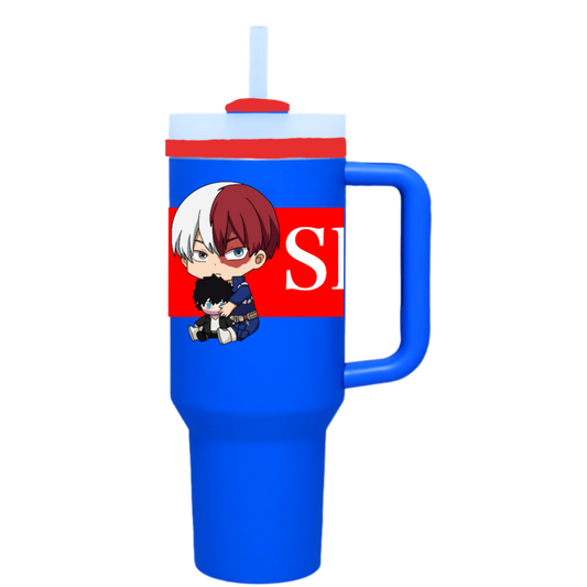 Todoroki (BNHA) Tumbler cup miniature Keychain