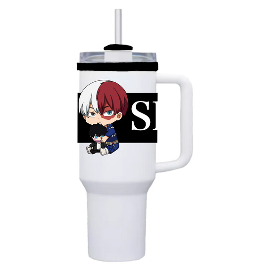 Todoroki (BNHA) Tumbler cup miniature Keychain