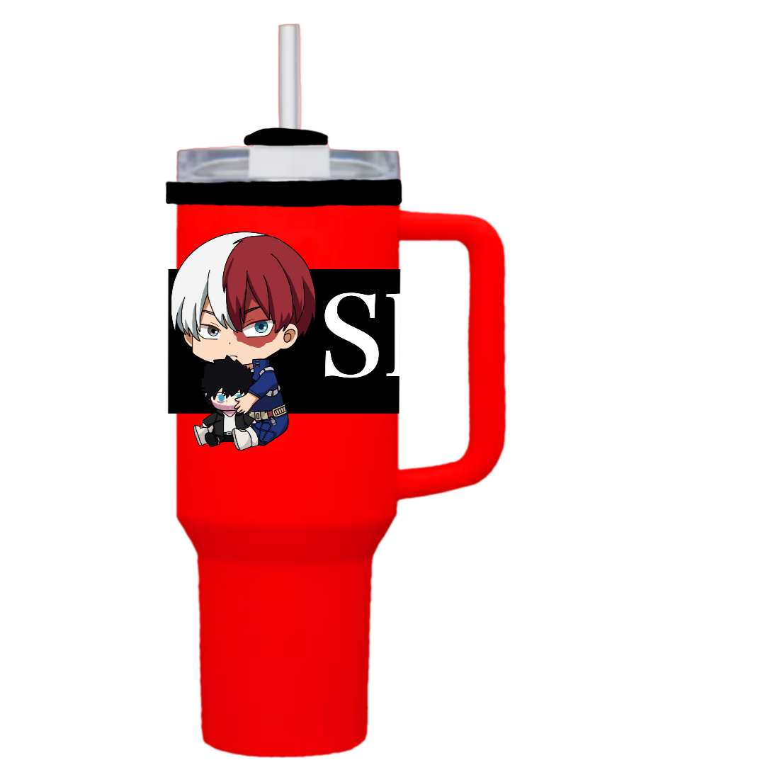 Todoroki (BNHA) Tumbler cup miniature Keychain