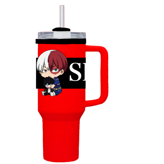 Todoroki (BNHA) Tumbler cup miniature Keychain