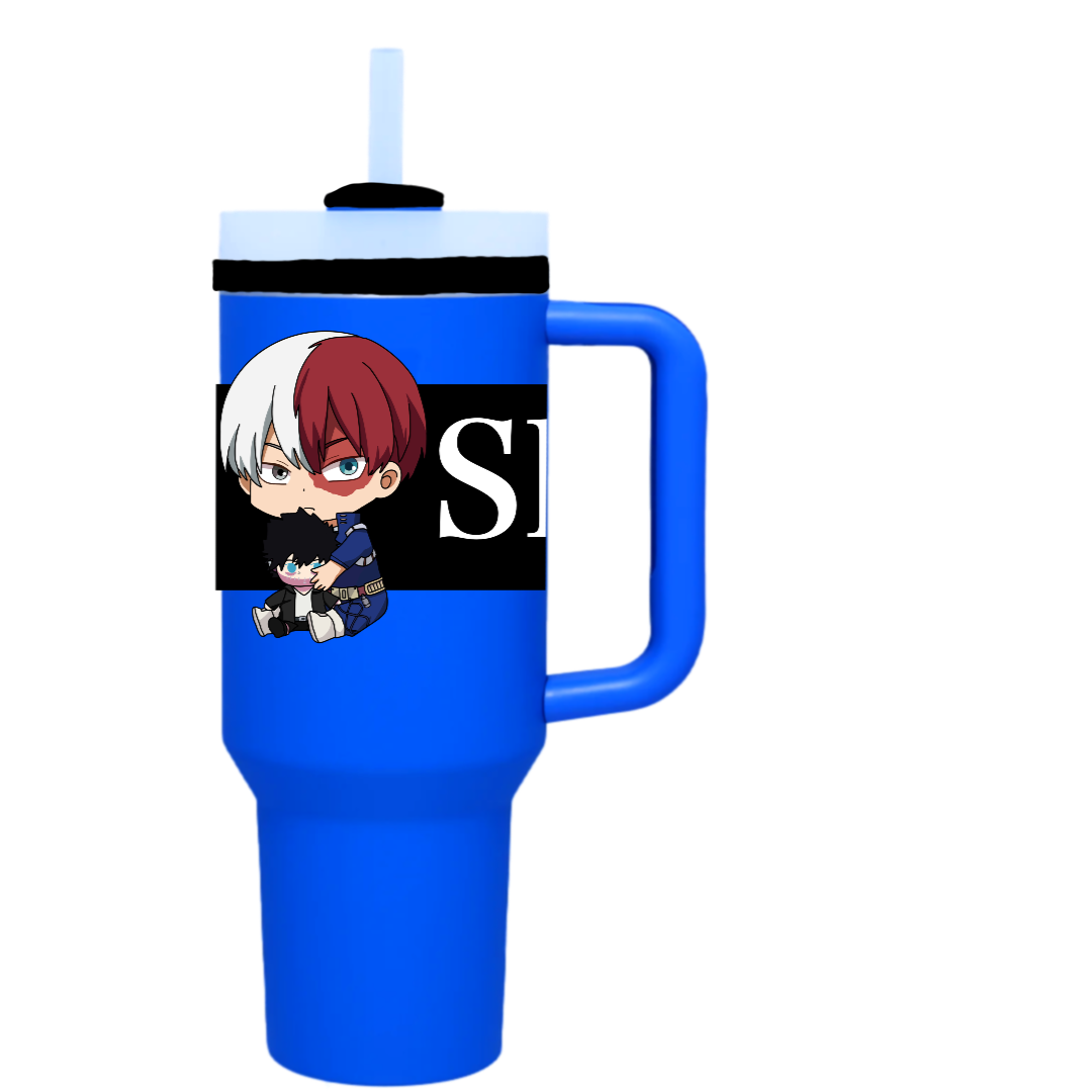 Todoroki (BNHA) Tumbler cup miniature Keychain