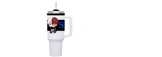 Todoroki (BNHA) Tumbler cup miniature Keychain