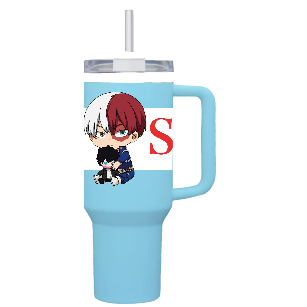 Todoroki (BNHA) Tumbler cup miniature Keychain