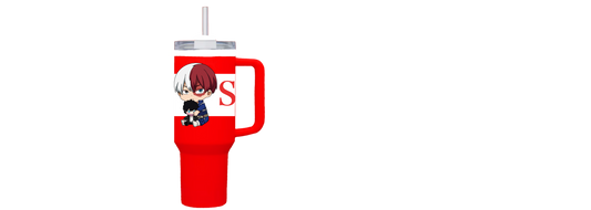 Todoroki (BNHA) Tumbler cup miniature Keychain