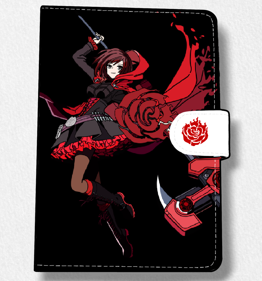 Ruby Anime Faux Leather Magnetic Latch Journal