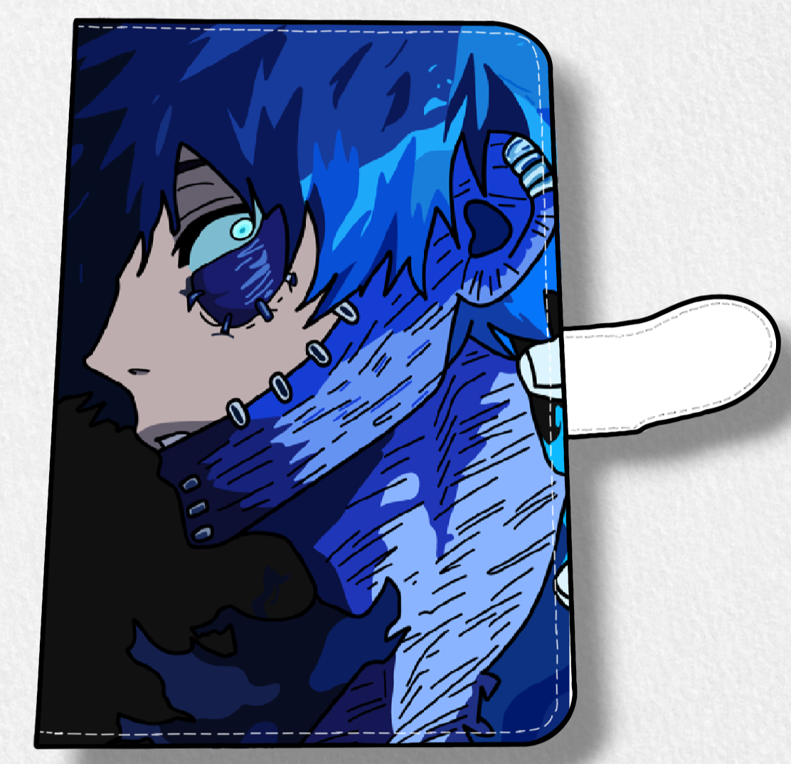 Dabi (BNHA) Anime Faux Leather Magnetic Latch Journal