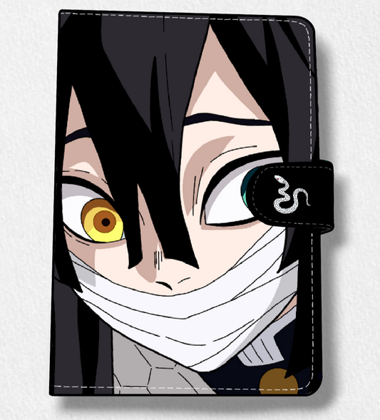 Obanai (DS) Anime Faux Leather Magnetic Latch Journal
