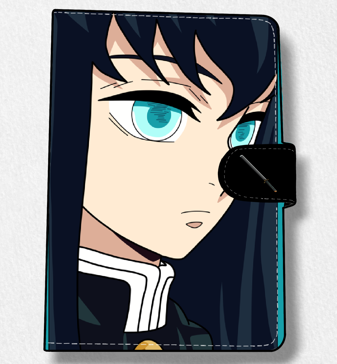 Muchiro (DS) Anime Faux Leather Magnetic Latch Journal