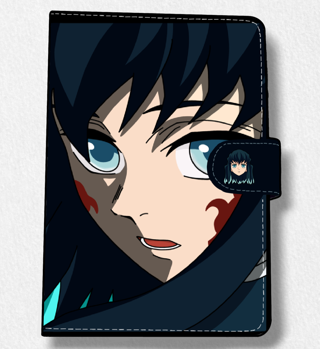 Muchiro (DS) Anime Faux Leather Magnetic Latch Journal
