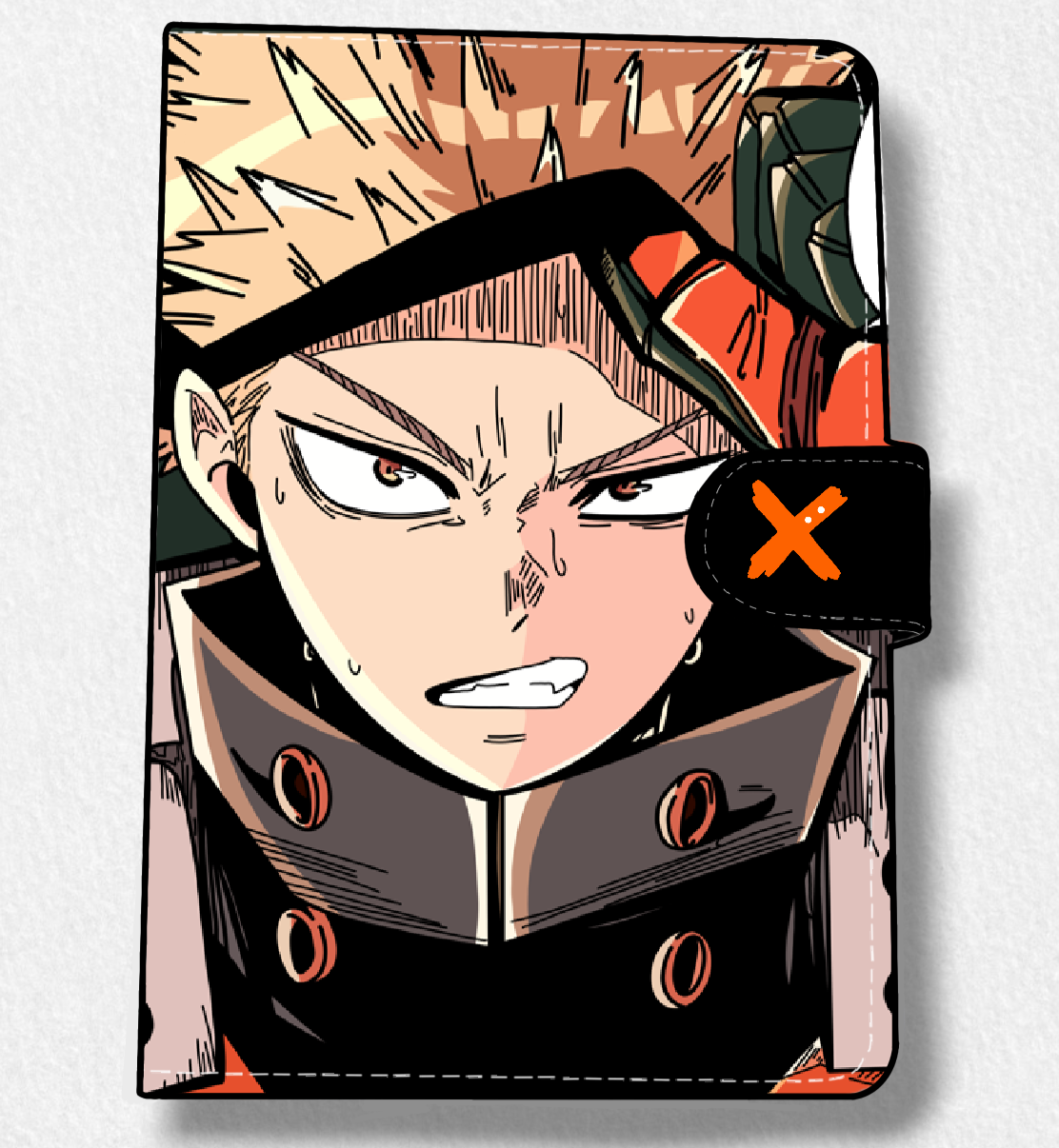 Bakugo (BNHA) Anime Faux Leather Magnetic Latch Journal