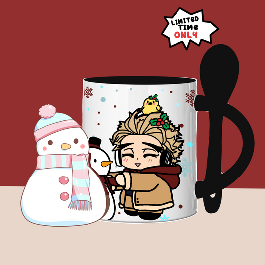 Hawks (BNHA) anime mug with spoon