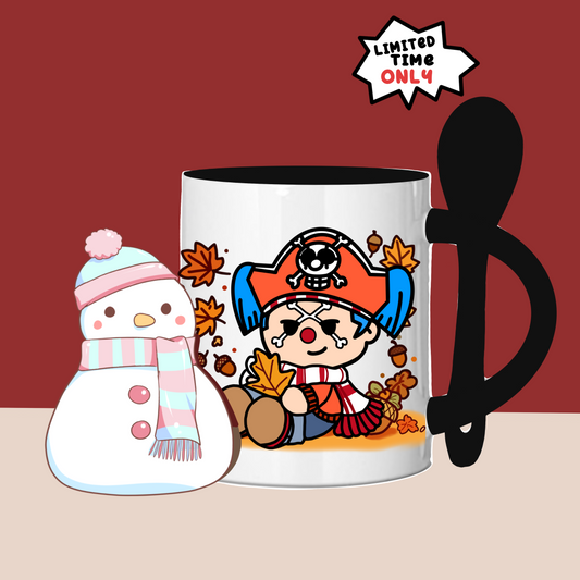 Buggy (OP Pirates)  anime mug with spoon