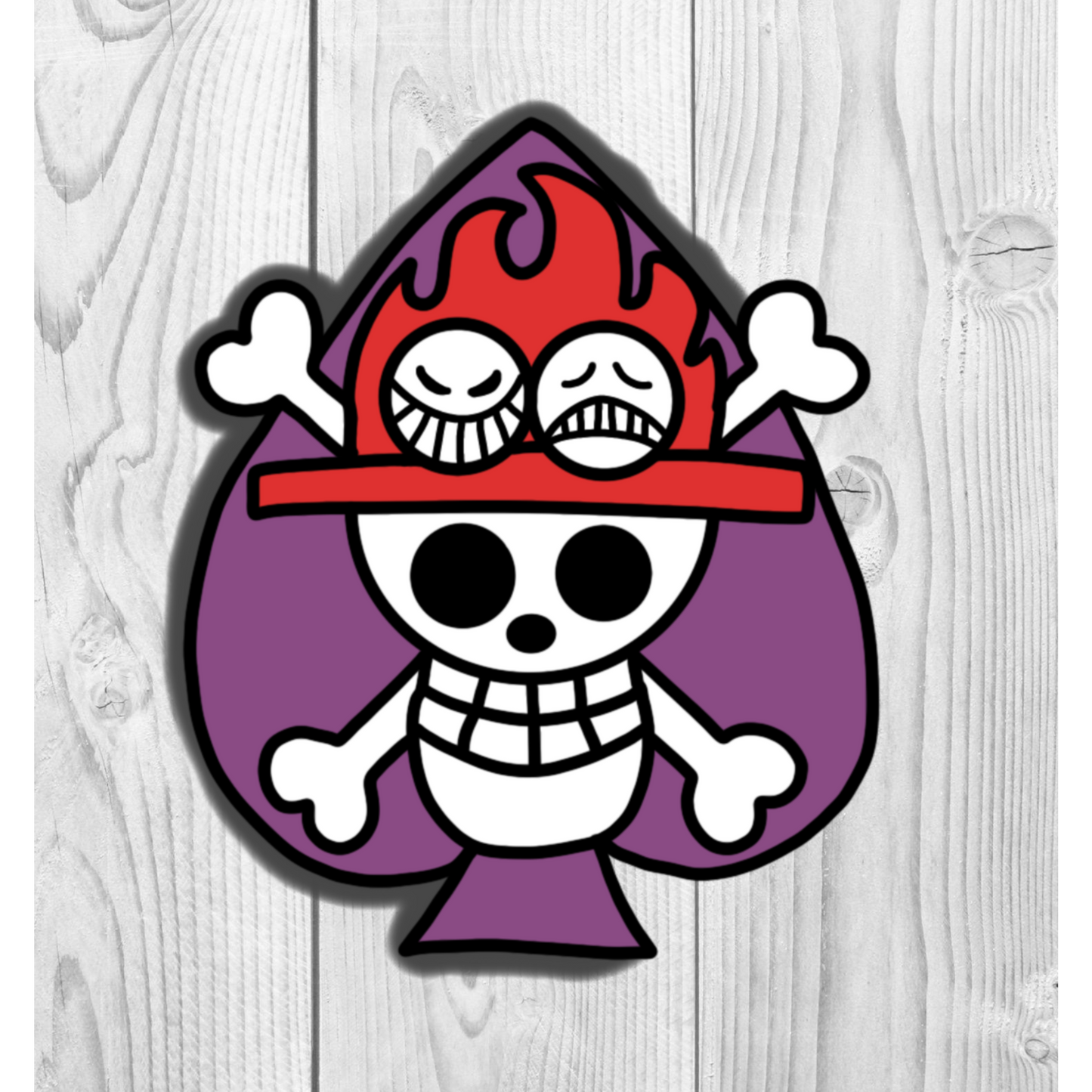 Ace (OP Pirate) Resin Pin