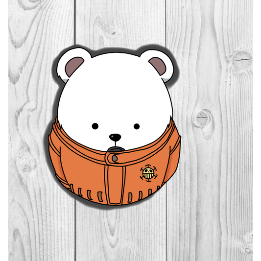 Ice bear (OP Pirate) Resin Pin