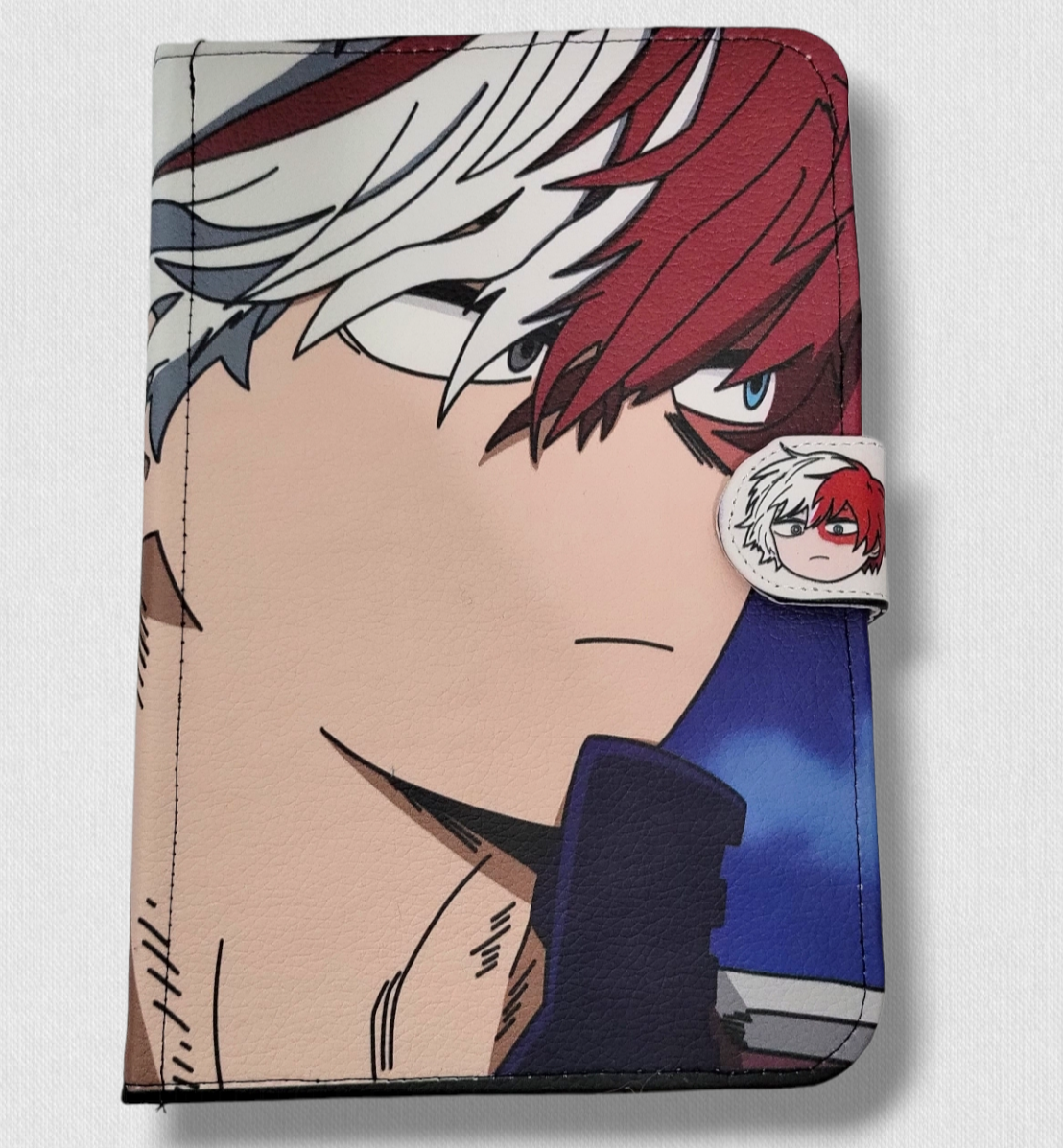 Todoroki (BNHA) Anime Faux Leather Magnetic Latch Journal