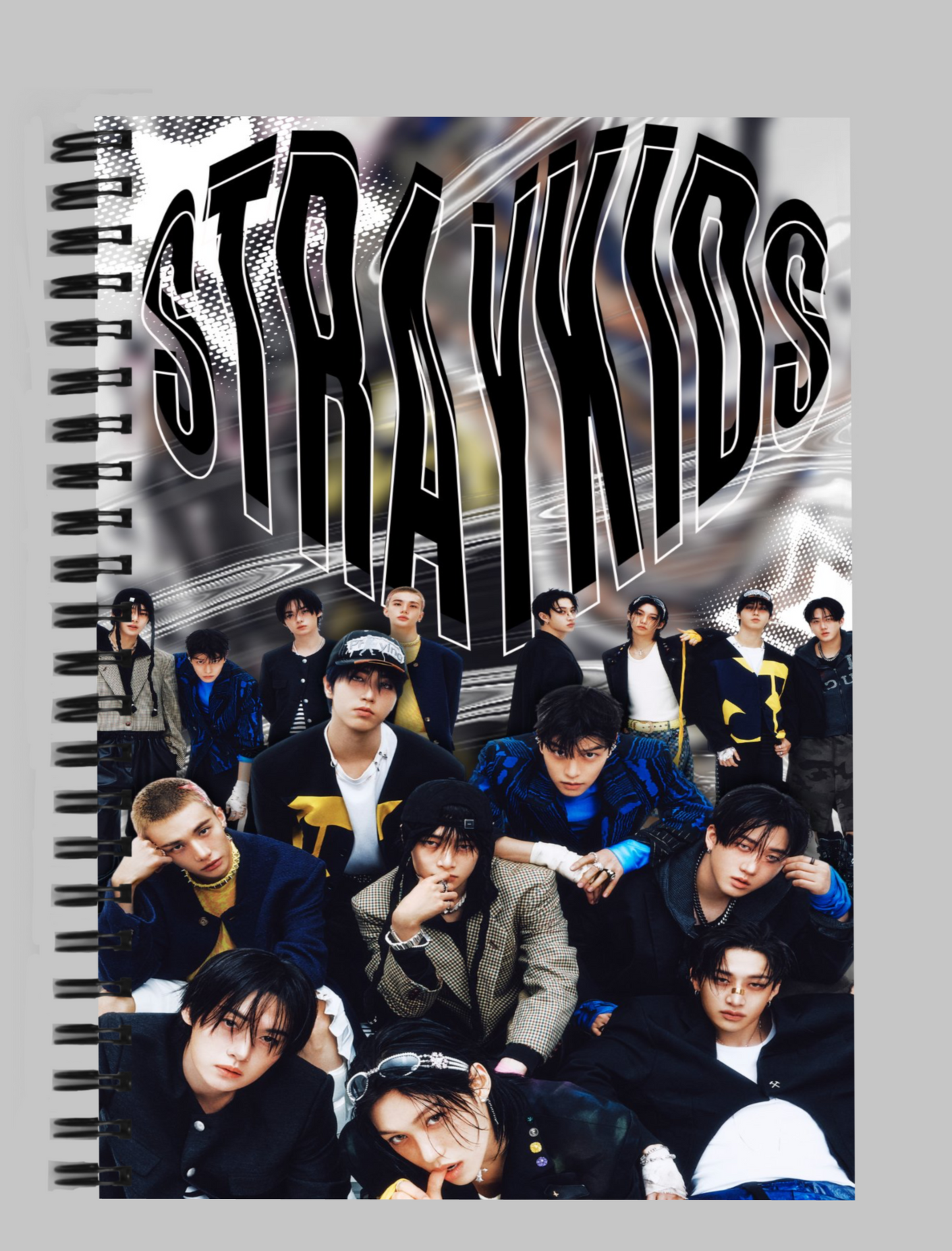 Stay (SKZ) Anime Spiral Notebook