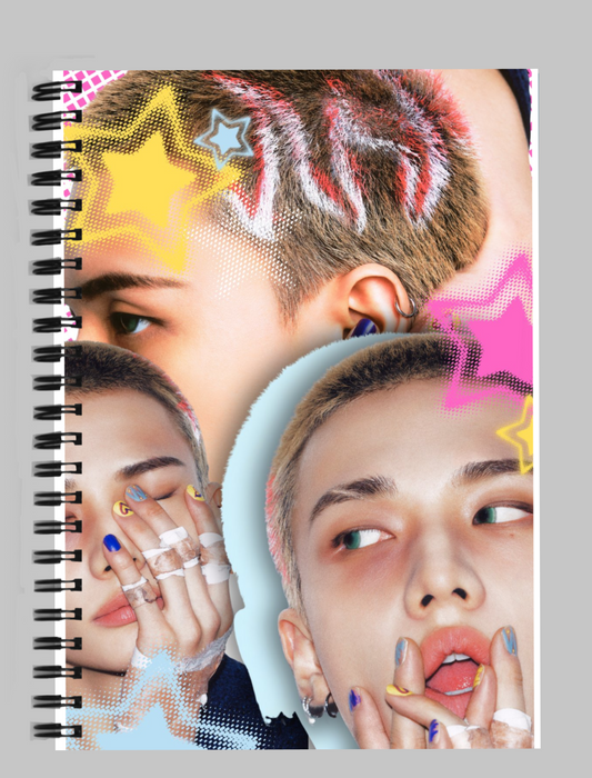 Hyunjin (SKZ) Anime Spiral Notebook