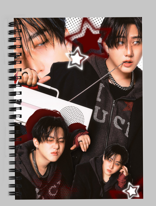 Bangchan (SKZ) Anime Spiral Notebook