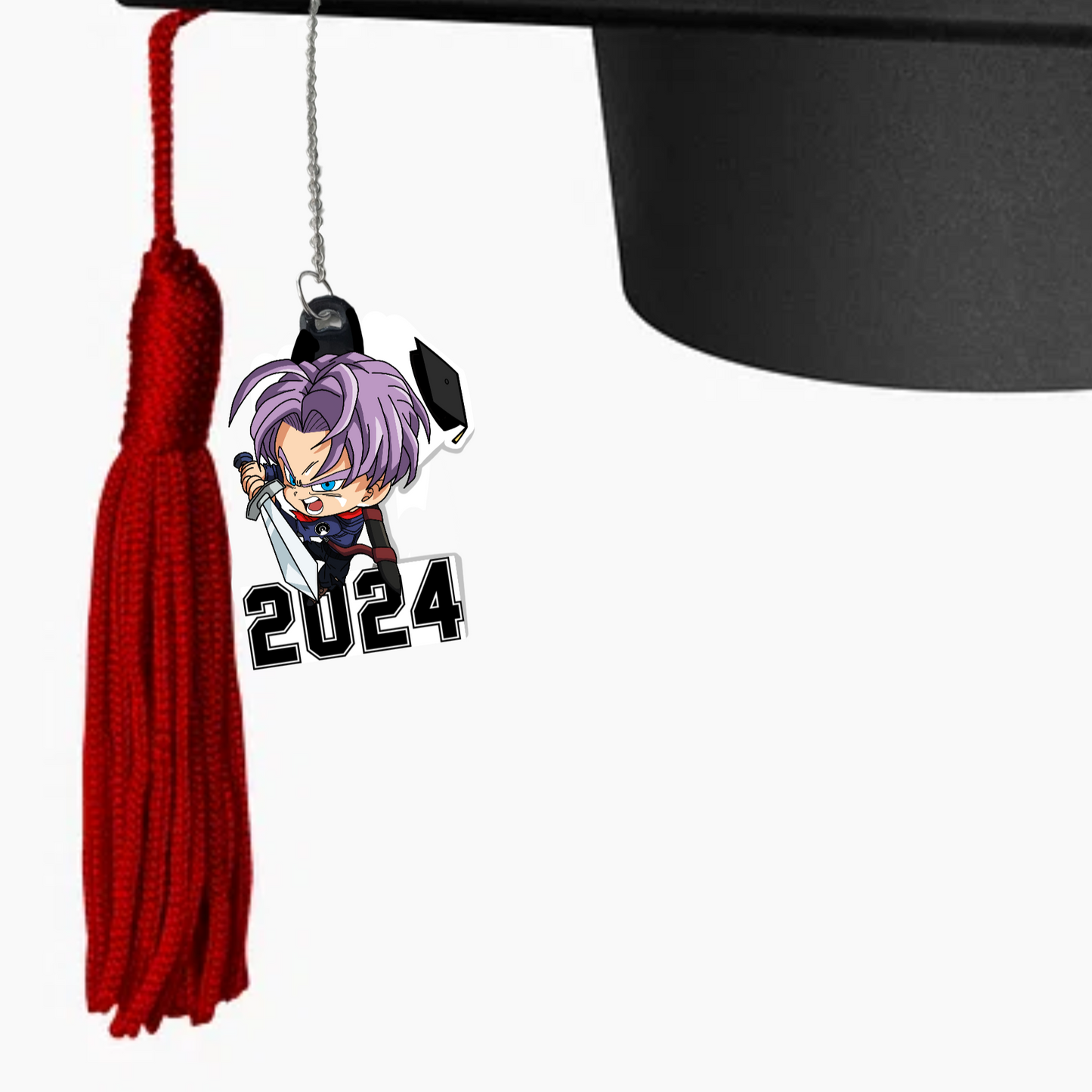 Trunks (DBZ) Graduation Box charm