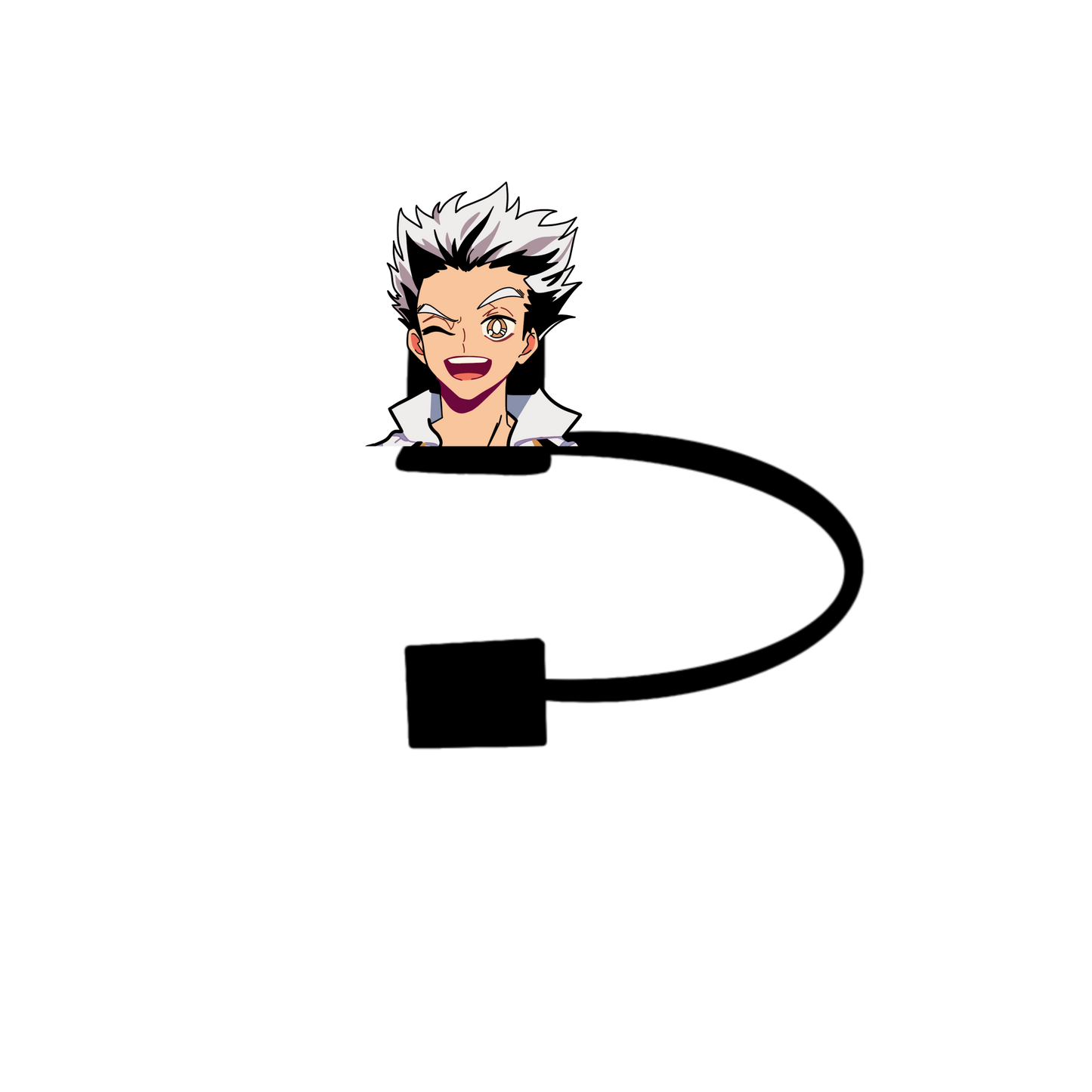 Bokuto (Hi Q) anime straw toppers