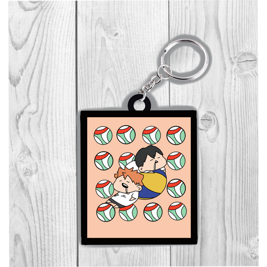 Hinata & Kageyama (Hi Q) Keychain