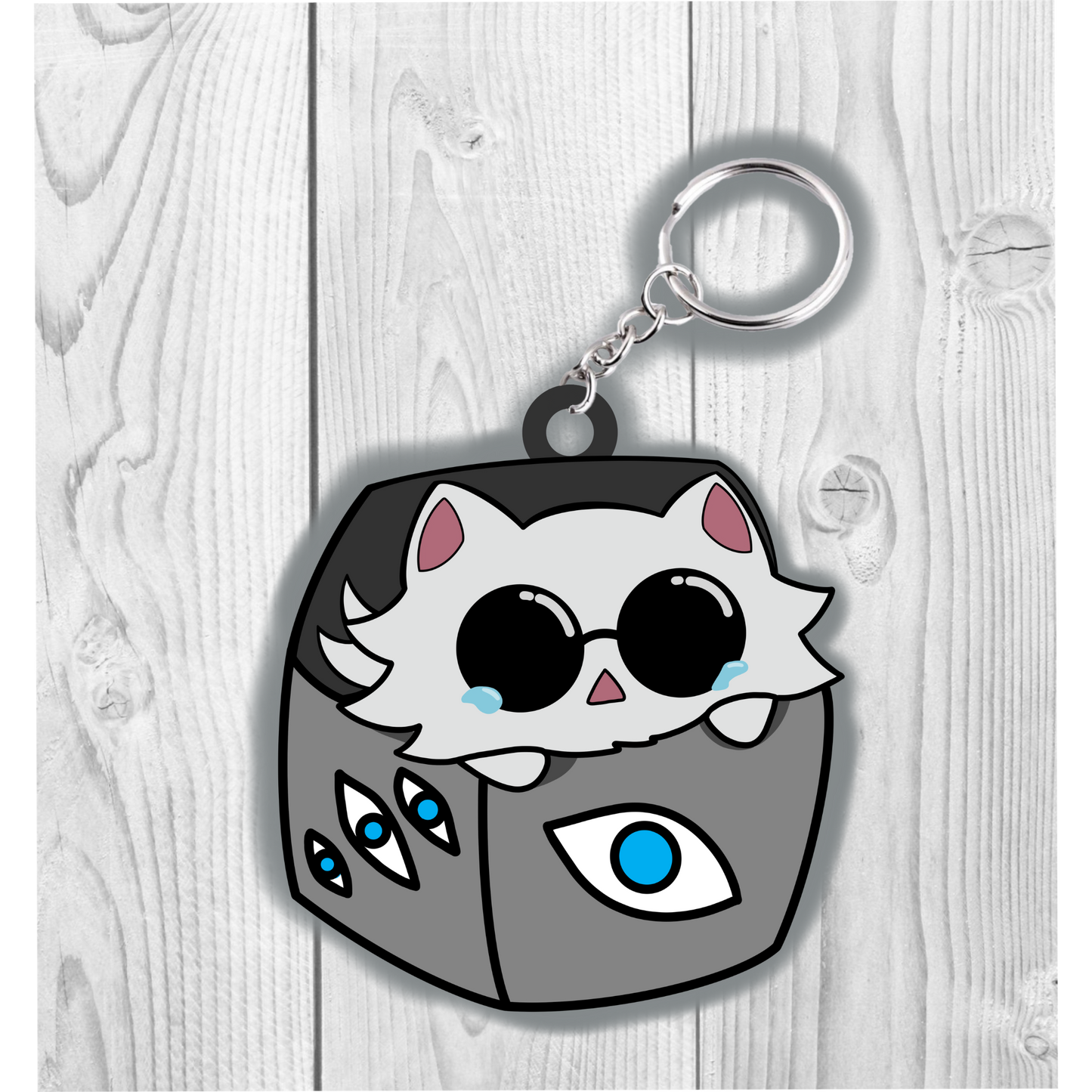 Gojo Cat (JJK) Keychain