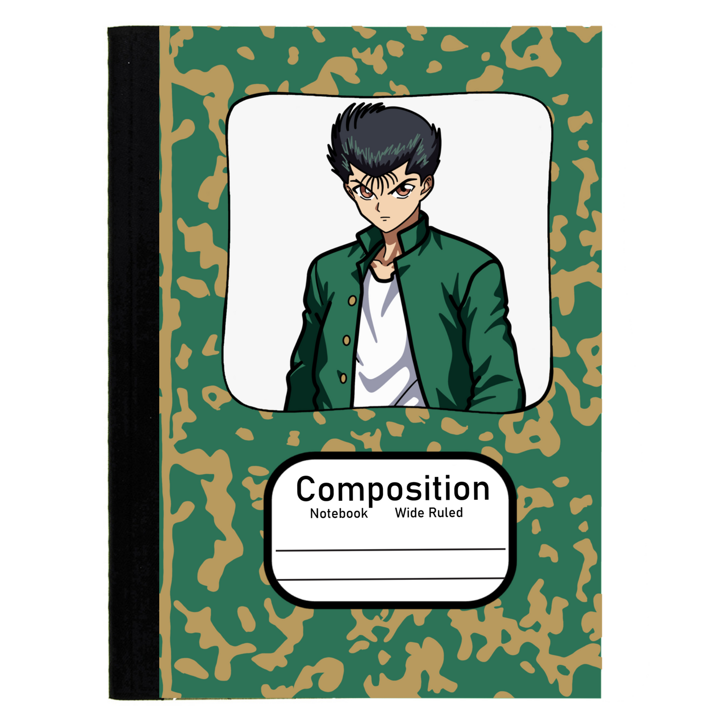 Yusuke (YYH) Composition notebook Camo